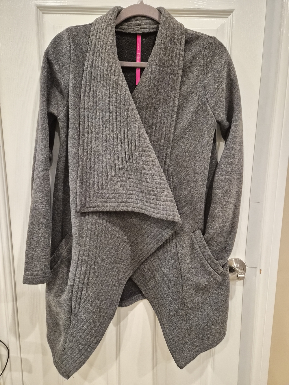 to be a Princess Draped Sweatshirt Cardigan
